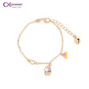 Collexion Day Dreamer Unicorn Bracelet Anak Lapis Emas Gold Plated