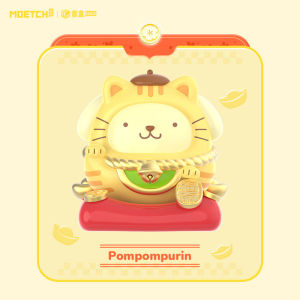 Moetch Sanrio Family Meow Shaking Music Kuromi Hello Decoration Cinnamon Dog Pacha