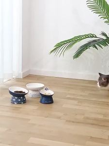 Selected Quality Ceramic  Bowl Neck Cat Bowl Dog Bowl  Water Bowl  Food Bowl Mangkuk Kucing Makan