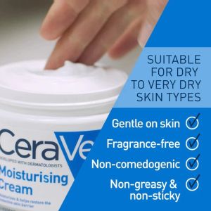 CeraVe Moisturising Cream 454g | Barrier Repair | Long Lasting Hydration | For Dry & Sensitive Skin | Full Body Use