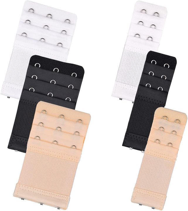 Two-Row-Button Underwear Accessories Bra Hook and Eye Tape Three-Breasted Bra  Hook and Eye Tape Back Extension Buckle for Bra - China Bra Extenders and 3  Row Bra Extender price