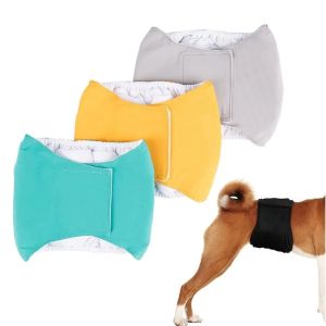 MAKERVY Washable Male Dog Diapers Reusable Pet Supplies Dog Belly Bands Portable Adjustable Wraps Doggie Diapers For Small Big Dogs