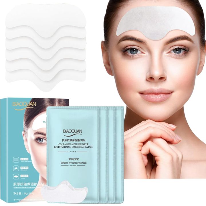 Forehead Wrinkle Patches,10 Packs Frownies Facial Patches Fine Lines ...