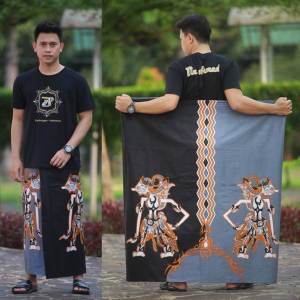 SARUNG BATIK PRINTING KATUN MOTIF WAYANG GATOTKACA SARUNG PRIA DEWASA TERBARU KAIN KATUN HALUS ADEM TEBAL KUALITAS TERJAMIN bagus