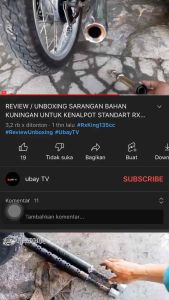 Saringan Kuningan Knalpot RX Series: Suara Garing & Tenaga Isi Atas Bawah