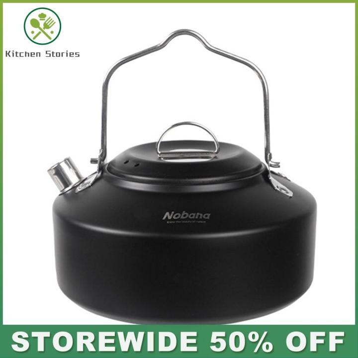 Portable Water Kettle 1L Mini Tea Coffee Pot Stainless Steel Boil Water