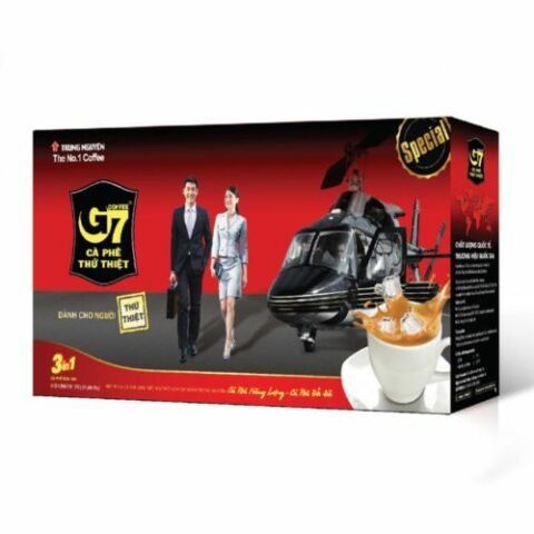 Cà phê G7 hòa tan 3in1 Trung Nguyên 21 gói cà phê g7 hộp 21 gói g7 3in1 g7 3 trong 1 g7 21 gói 3 trong 1