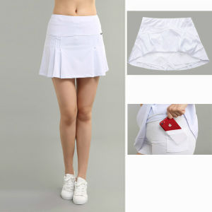 Womens Tennis Skirt Pleated Golf Skorts with Pocket Badminton Athletic Skirts for Running Workout Sportswear