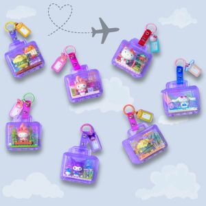 SANRIO Jetset Journeys Cute Mini Collectible Keyring Building Blocks Blind Box | Random 1pc | SG Stock