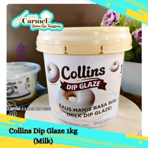Collins Dip Glaze 1kg - Topping Donat Murah