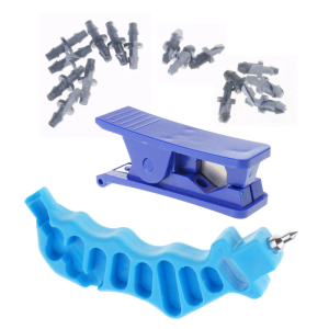 Bộ dụng cụ tưới nhỏ giọt đa năng bao gồm dụng cụ đục lỗ 2 trong 1 máy cắt và phích cắm tưới 16 chiếc