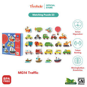 Treehole Puzzle Kayu 3+ Tahun Eco Friendly Matching Jigsaw Mainan Anak MG14