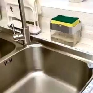 Soap Pump Tempat Sabun Cuci Piring Modern Free Spons