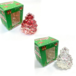 Jbmbhc Giáng sinh lấp lánh cây Squishy Đồ chơi giảm căng thẳng mềm co giãn Fidget Đồ chơi cho trẻ em lớp học bên ủng hộ quà tặng ngày lễ đồ nhồi Tất Giáng sinh