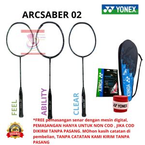 RAKET YONEX BADMINTON BULUTANGKIS YONEX ARCSABER 02 ARCSABER 2 ARC 02 ARC 2 ORIGINAL