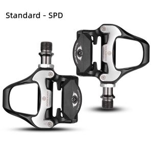 Road bike lock pedal mountain bike self-locking pedal bearing pedal with cleat bicycle accessories