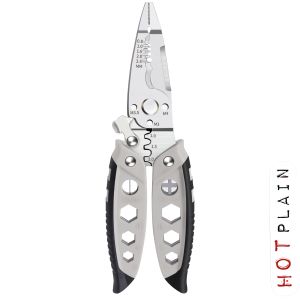 Tang Dekrustasi Kabel Pengupas Kawat Multi Alat Tang Alat Perbaikan Kawat Multifungsi FHLC