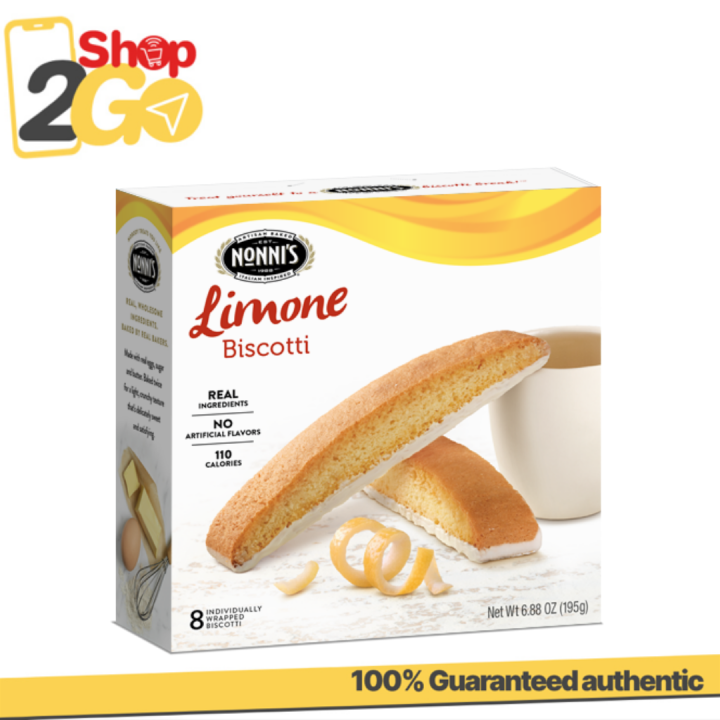 Nonni's Lemon Biscotti 6.88oz Lazada PH