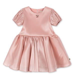2026 Summer KS Baby Girls Princess Dresses Kids Clothes Dance Dress Girls Cherry Mesh Sequins Dresses Childrens Party Vestidos2026