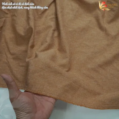 Vải lụa Cotton silk may đầm váy sơmi quần tây vải may thời trang nam nữ ít giãn lụa trơn khổ 1m50 Phượng Thúy