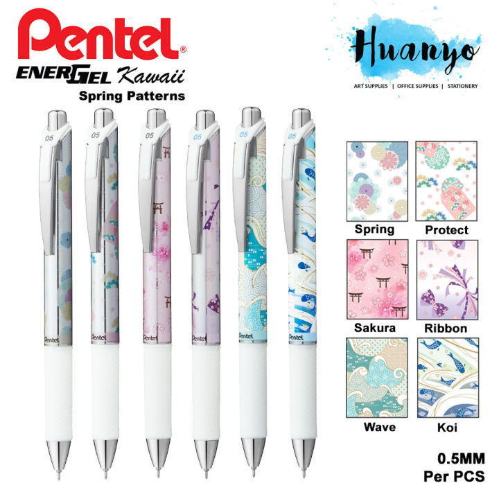 Limited Edition] Pentel Energel Kawaii Spring Retractable Gel