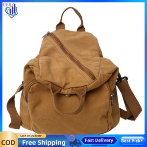[Ueb Wholesale Center]Canvas Crossbody Bag with Adjustable Strap Commuting Bag Backpack for Women Shopping Travel