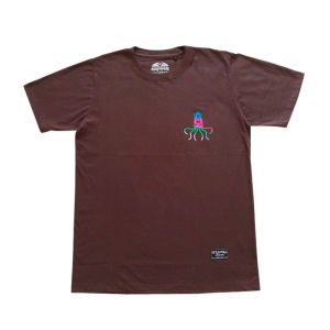 Anyway Kaos Pendek "Gurita" Dark Brown 617