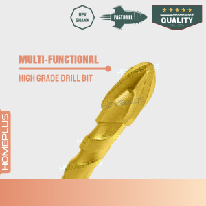 Hex Shank Multi Purpose Material Drill Bit Drilling Porcelain Ceramic Tile Brick Masonry Wall Glass Mirror Wood Mata Tebuk