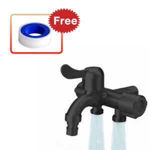 304 Stainless Steel 3 Way Faucet Three Tap Bathroom Kitchen Water Washer Tap Faucet available