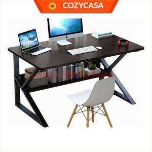 【COZYCASA】K-Frame Computer Desk | Study Table with Storage Shelf