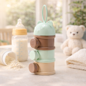 【New】Portable Baby Milk Powder Dispenser Panda Bekas Susu Formula Bayi Mudah Alih untuk Travel A-0016 婴儿奶粉盒