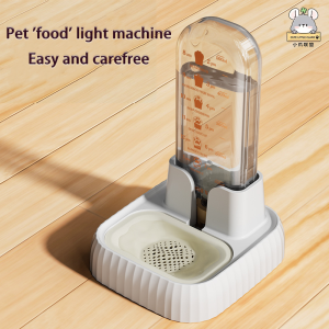 【SG Seller】500ML Dog Cat Auto Feeder  Pet Automatic Feeder  Drinker Food Water Dispenser Bowl Auto Pet Feede