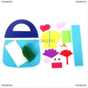 [COD] ZHONGYI0 8Pcs Trẻ Em May Kit DIY Cảm Thấy Bộ Dụng Cụ May Mầm Non Giáo Dục Đồ Chơi Thủ Công Cảm Thấy Với An Toàn Kim Cho Bé Trai Cô Gái Người Mới Bắt Đầu