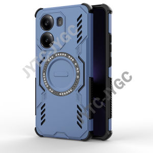 Efficient heat dissipation holes case For Xiaomi POCO X7 Pro X7Pro 5G Hard Armor Shockproof Casing Stand Holder Cover