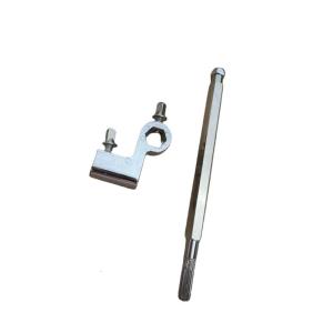 Professional Double Bass Drum Pedal Stabilizer Rod with Ergonomic Length Adjustment Mechanism Aluminum Alloy Texture