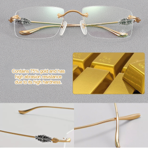Fashionable Frameless Reading Glasses for All Year Trendy Adults  Comfortable Wear  Anti-Blue Light Protection  Ideal for Long Hours on Digital Devices