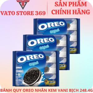 Bánh quy OREO socola vị vani bịch 248.4g ( 9 gói x 27.6g )