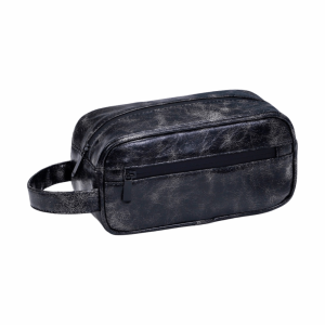 Waterproof Men Toiletry Bag PU Leather Portable Design Cosmetic Bag Large Capacity Simple Storage Shaving Tools Organizer h260430m