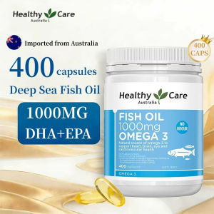 Ready Stock Healthy Care Odourless 3 Fish Oil 1000mg Australia Original Import Natural EPA DHA Nutritional Supplement Help Supply Body Nutrient & Maintain Cardiovascular Related Daily Wellness For s