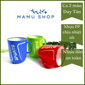 Ly uống nước cốc uống nước dễ thương cute cho bé 420ml Duy Tân nhựa PP chịu nhiệt an toàn khi dùng Mamu shop M38
