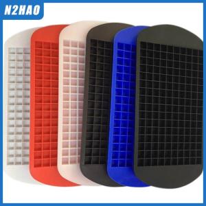N2HAO Ice Cube Tray 160 Grids 1X1cm Silicone Fruit Cube mold Small Ice Cube