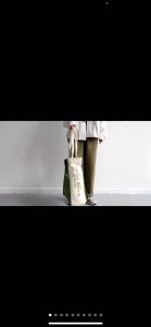 Ready Stock Student Bag Canvas Women Shoulder Tote Bag