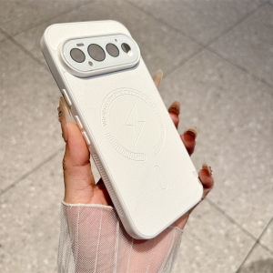Lychee Grain Leather Magnetic Phone Case for Google Pixel 11 9 10 Pro XL 10A 9A 8 8A Full Lens Protection For MagSafe Back Cover