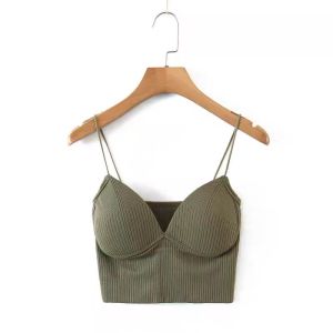 M52. Áo 2 dây crotop thun gân kiểu nữ cá tính áo croptop có sẵn mút ngực nữ kiểu sang chảnh 2023 (có sẵn - miễn ship)