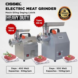 GILING DAGING LISTRIK HO12 Ossel Gilingan Daging Listrik + Cetak Sosis