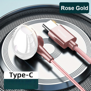(ฟรีฟองน้ำ) หูฟัง TYPE-C 9D เสียงเซอร์ราวด์เบสหูฟังไมค์เสียงเซอร์ราวด์ในตัวหูฟังคุณภาพสูงแบบดั้งเดิมหูฟังเล่นเกมกันน้ำและหูฟังกันเหงื่อ Legit สำหรับ Samsung/POCO/ Xiaomi/Huawei /Oppo/Vivo ฯลฯ
