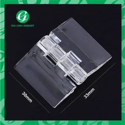 Bản lề nhựa mica 3cm trong suốt