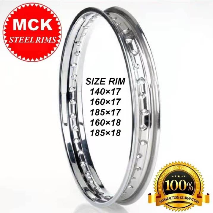 RIM KONG BESI CHROME 1.40 x 17 1.40x17 1.60X17 1.60 X17 1.85X17 1.85
