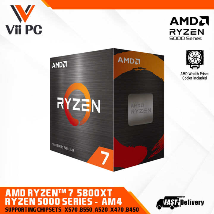 AMD Ryzen™ 5800XT 5800 XT 5000 SERIES AMD Wraith Prism