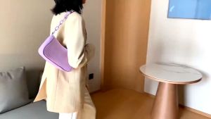 NEYMA Store - Tas Sling Bag GON Selempang Bahu Slingbag Shoulder Bag Wanita Cewek Dewasa Import Korea Korean Style Mini Kecil Casual Fashion Hitam Putih Polos Lucu Murah Kekinian Remaja Resleting Simple Terbaru